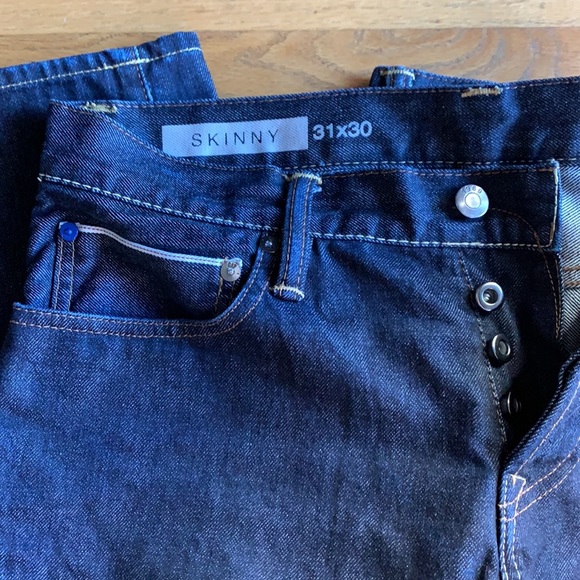 Gap Men’s Skinny Ringspun Denim Jeans - Picture 2 of 5